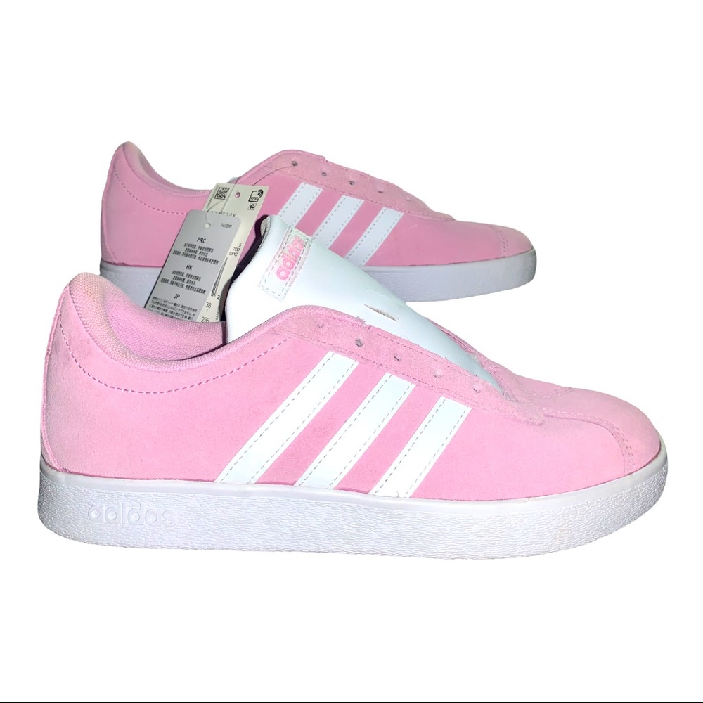 Pink Suede Adidas VL Court 2.0 Sold out online